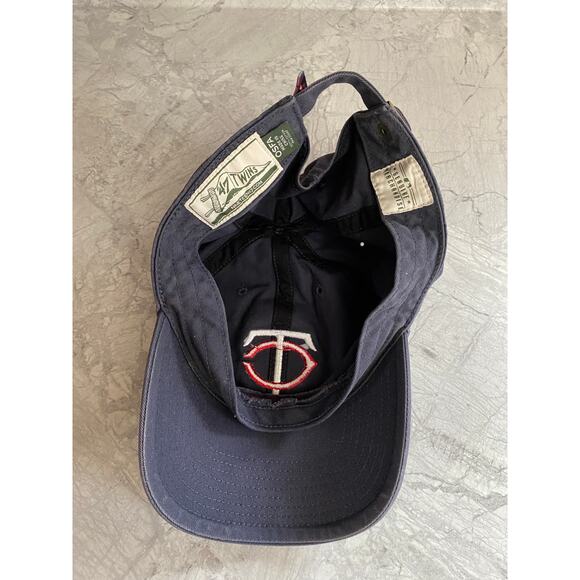 Minnesota Twins Faded Blue '47 Brand Strapback Hat - Picture 6 of 9